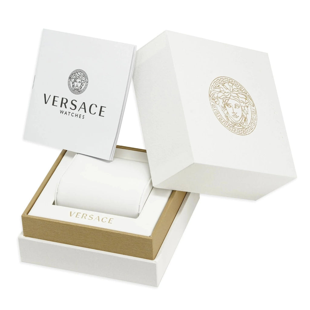 Versace Safety Pin Ladies Black Watch
