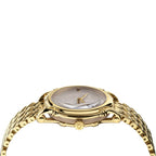 Versace Safety Pin Ladies Gold Watch