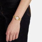 Versace Safety Pin Ladies Gold Watch