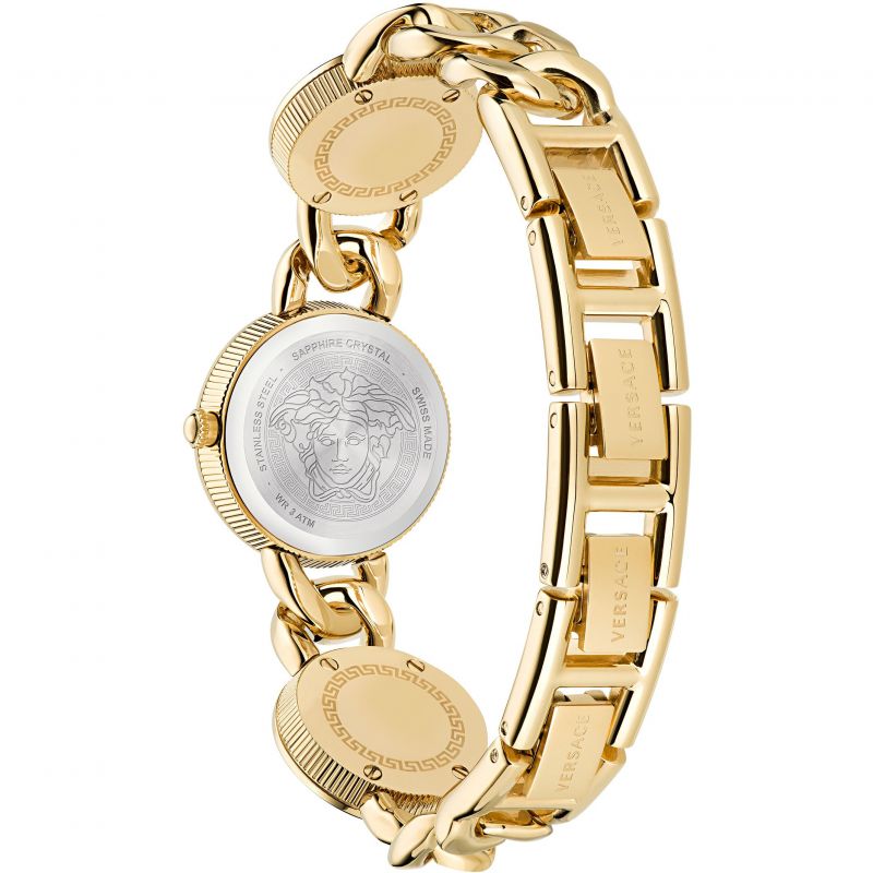 Versace Stud Icon Ladies Gold Watch