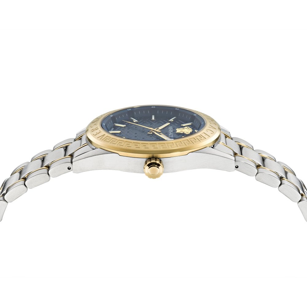 Versace V-Code Men's Silver Watch