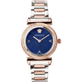 Versace V-Motif Ladies Rose Gold Watch