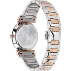 Versace V-Motif Ladies Rose Gold Watch