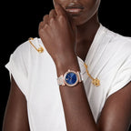 Versace V-Motif Ladies Rose Gold Watch