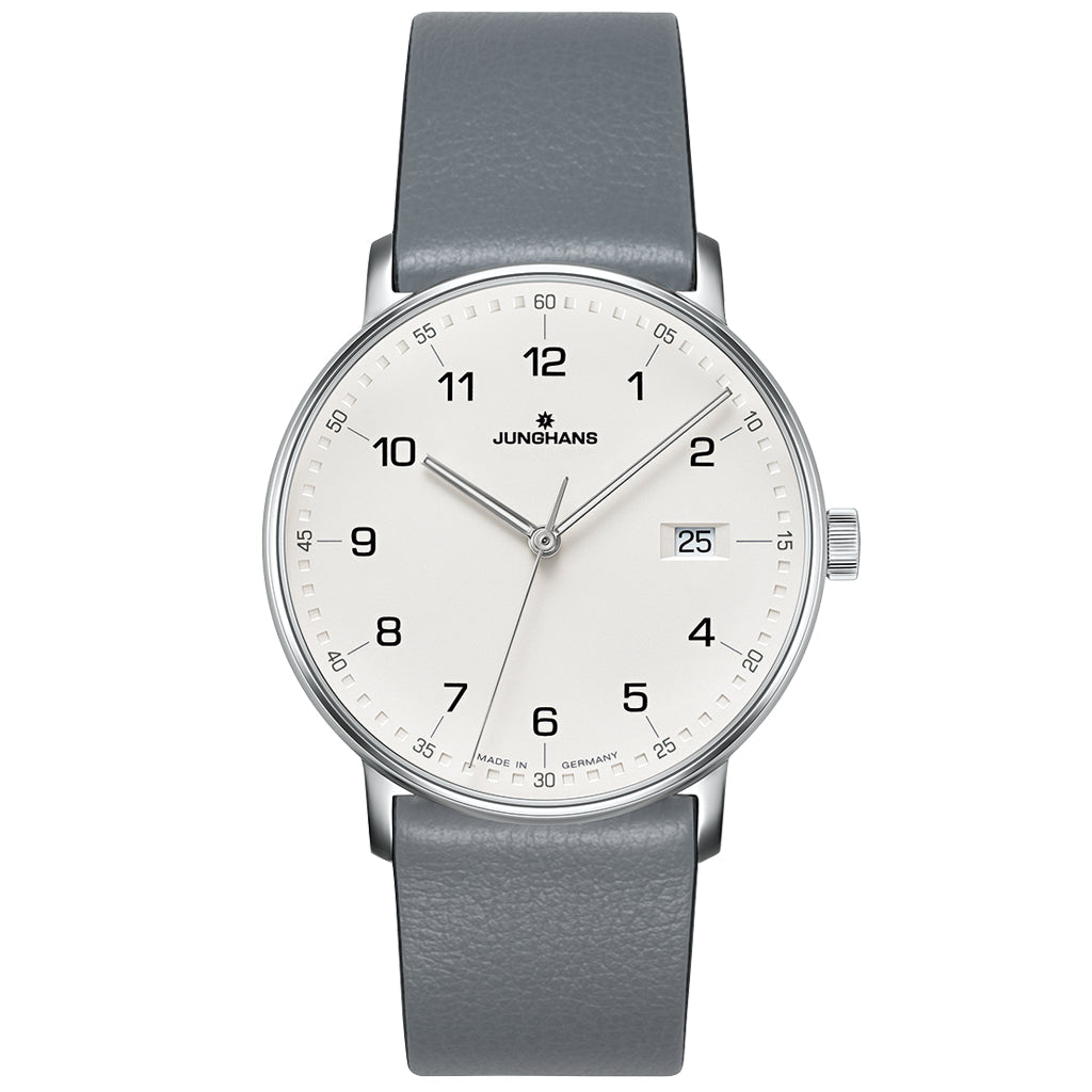 Junghans Form Quartz Men's White/Grey Watch
