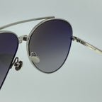 Ann Demeulemeester Unisex Sunglasses White Gold and Grey