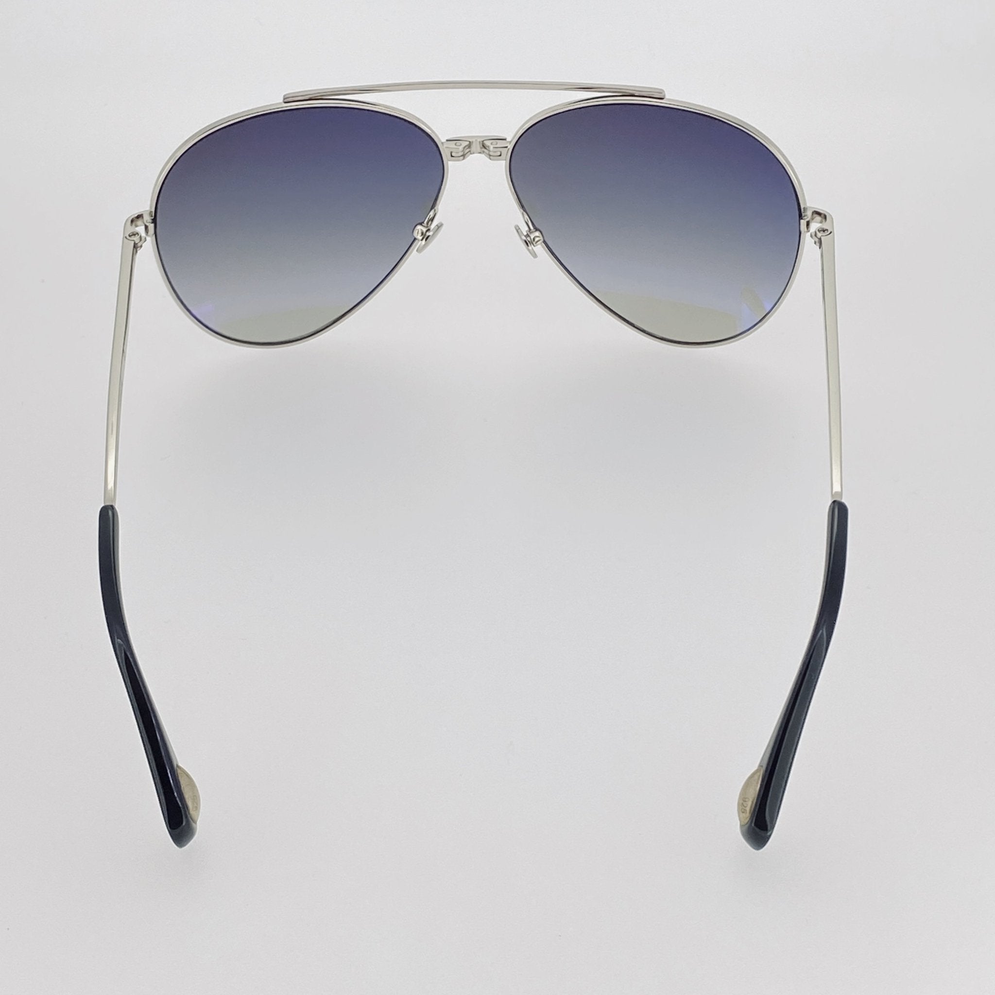 Ann Demeulemeester Unisex Sunglasses White Gold and Grey
