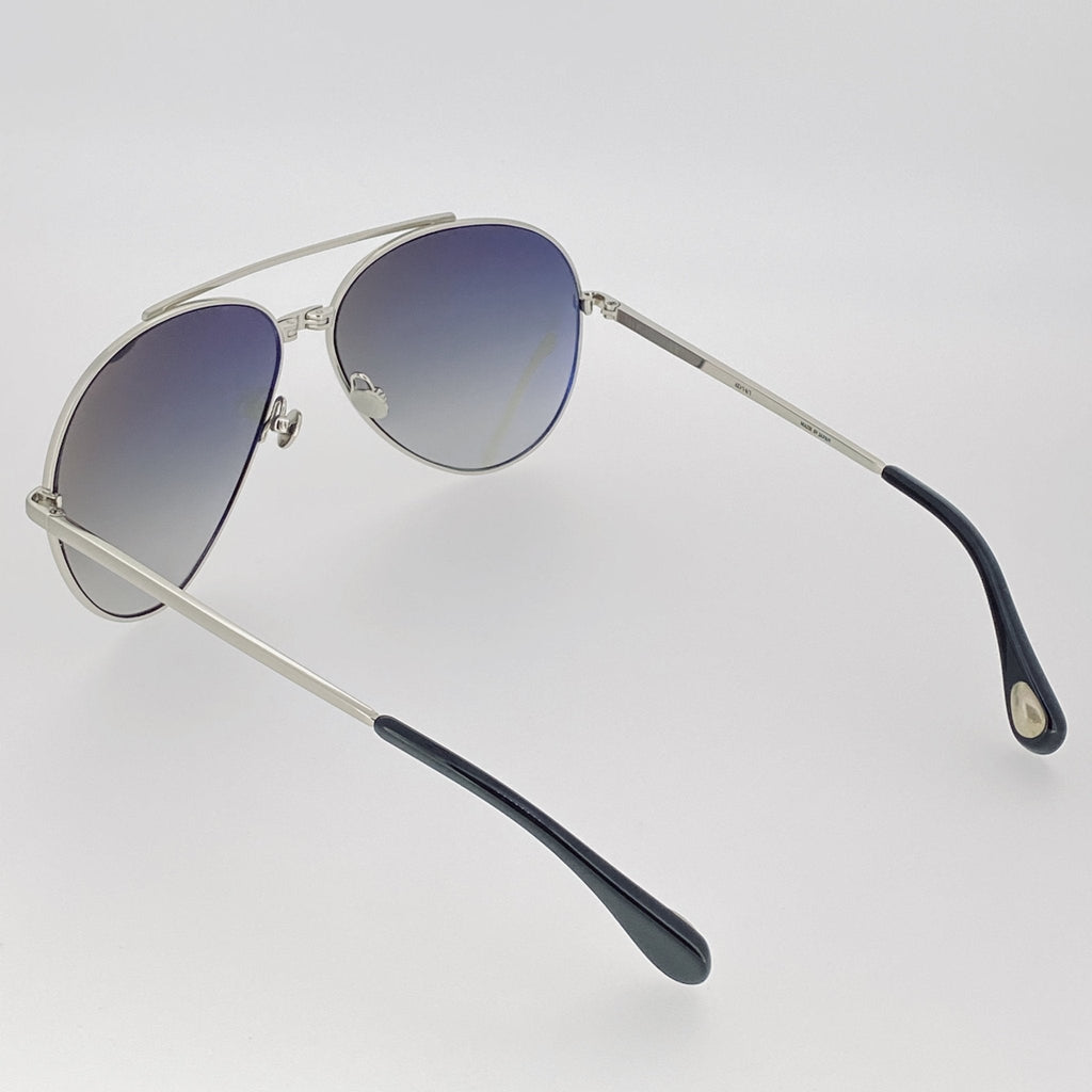 Ann Demeulemeester Unisex Sunglasses White Gold and Grey