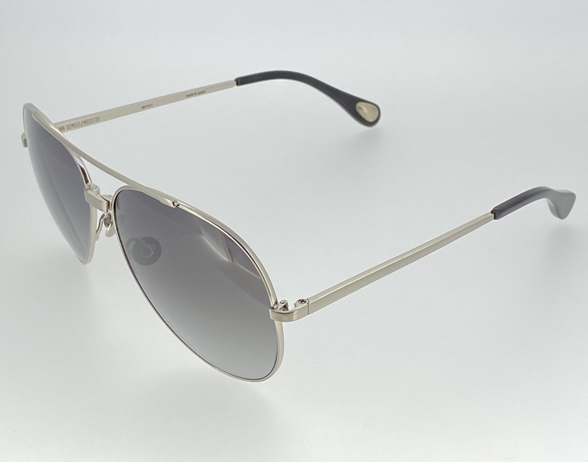 Ann Demeulemeester Unisex Sunglasses White Gold and Grey