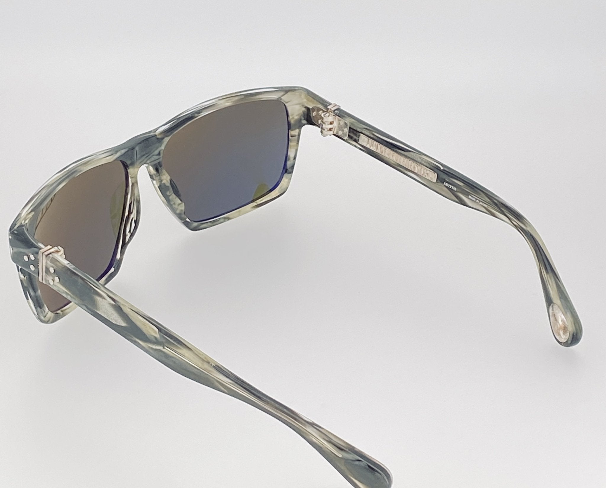 Ann Demeulemeester Sunglasses Angular Brown and Green