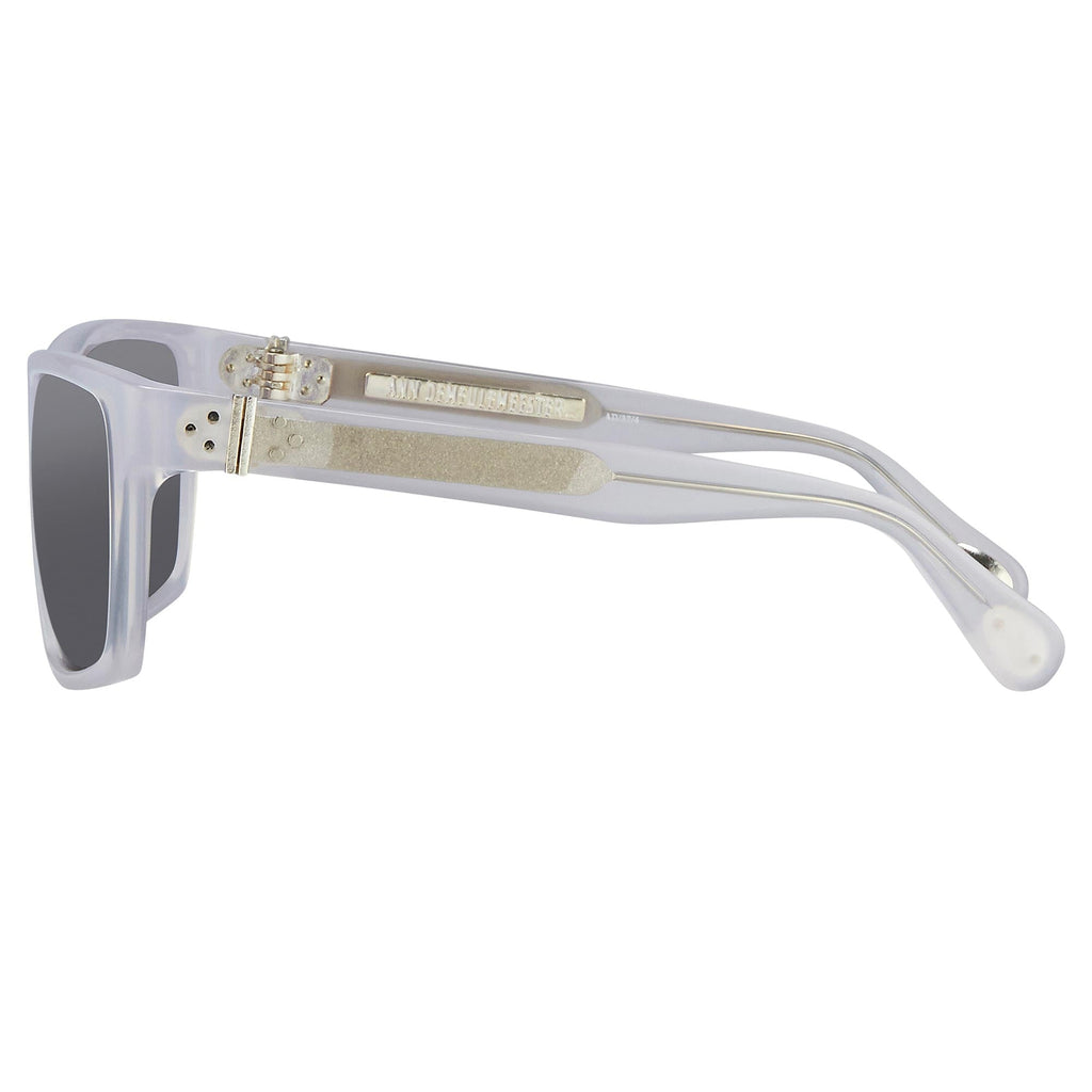 Ann Demeulemeester men's Sunglasses Angular White and Grey