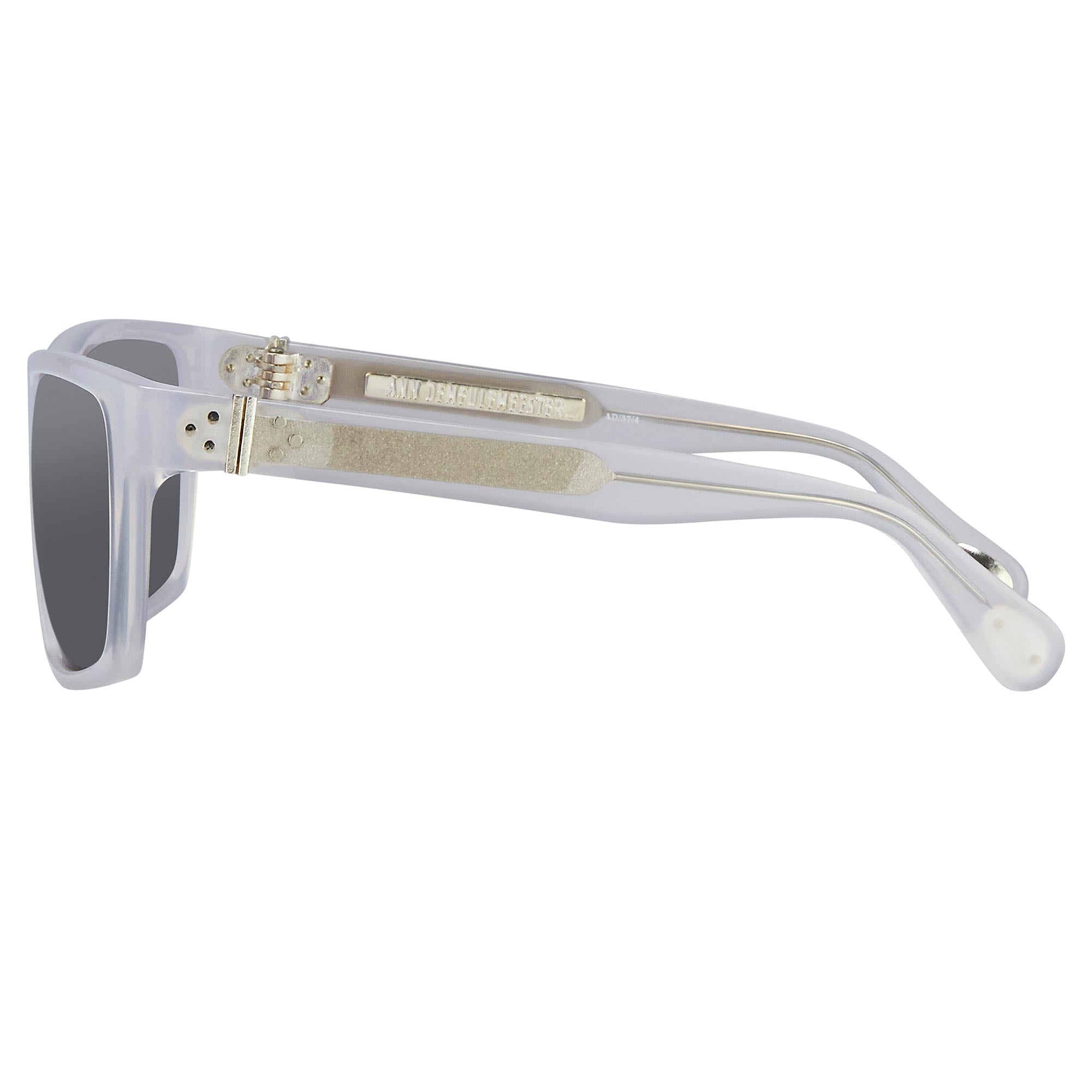 Ann Demeulemeester men's Sunglasses Angular White and Grey
