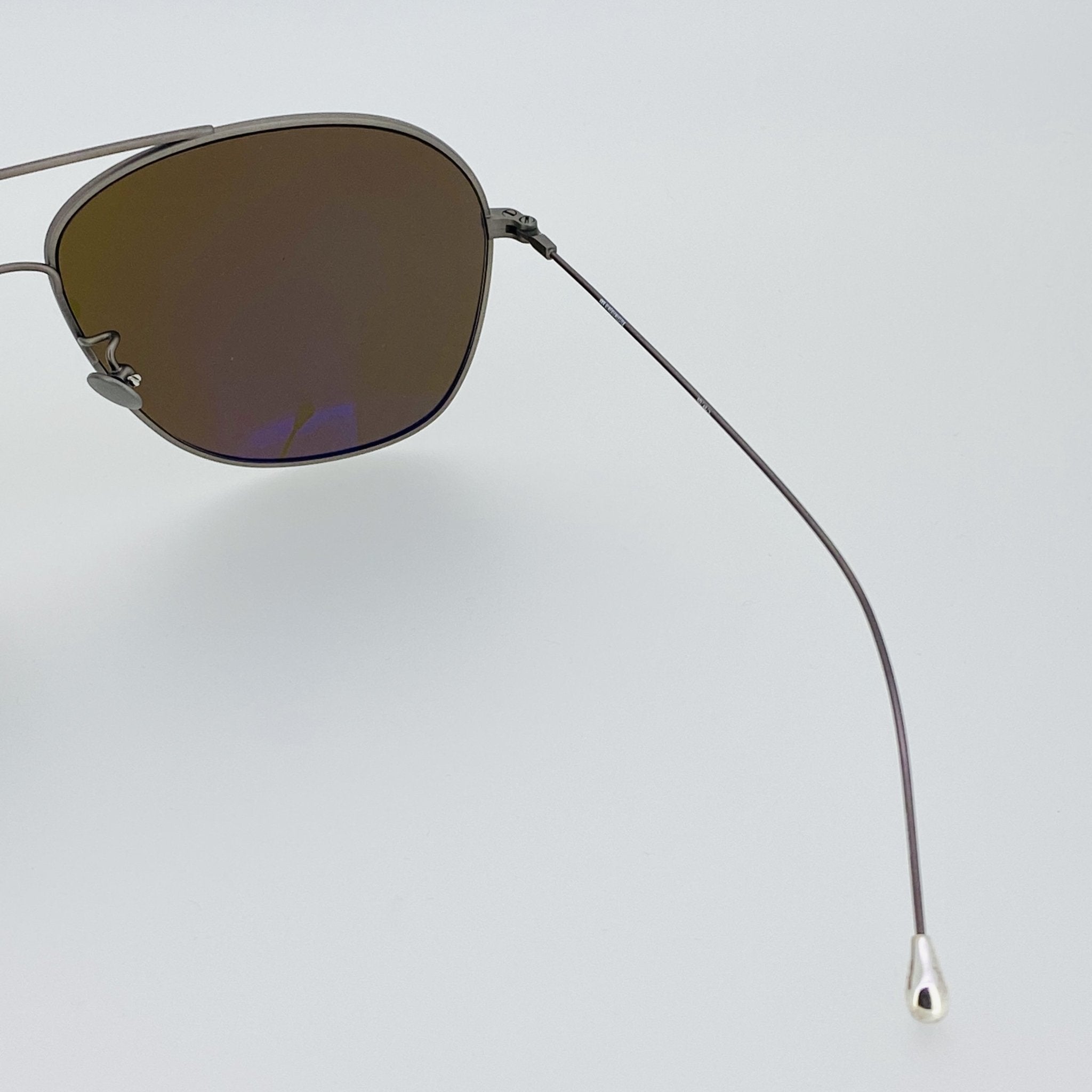 Ann Demeulemeester Men's Sunglasses Antique Silver and Brown
