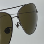 Ann Demeulemeester Men's Sunglasses Antique Silver and Brown