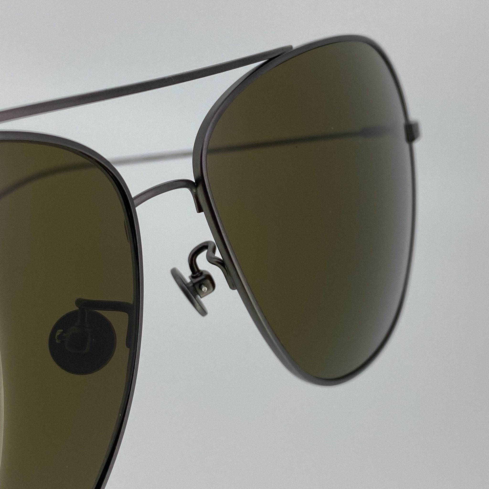 Ann Demeulemeester Men's Sunglasses Antique Silver and Brown