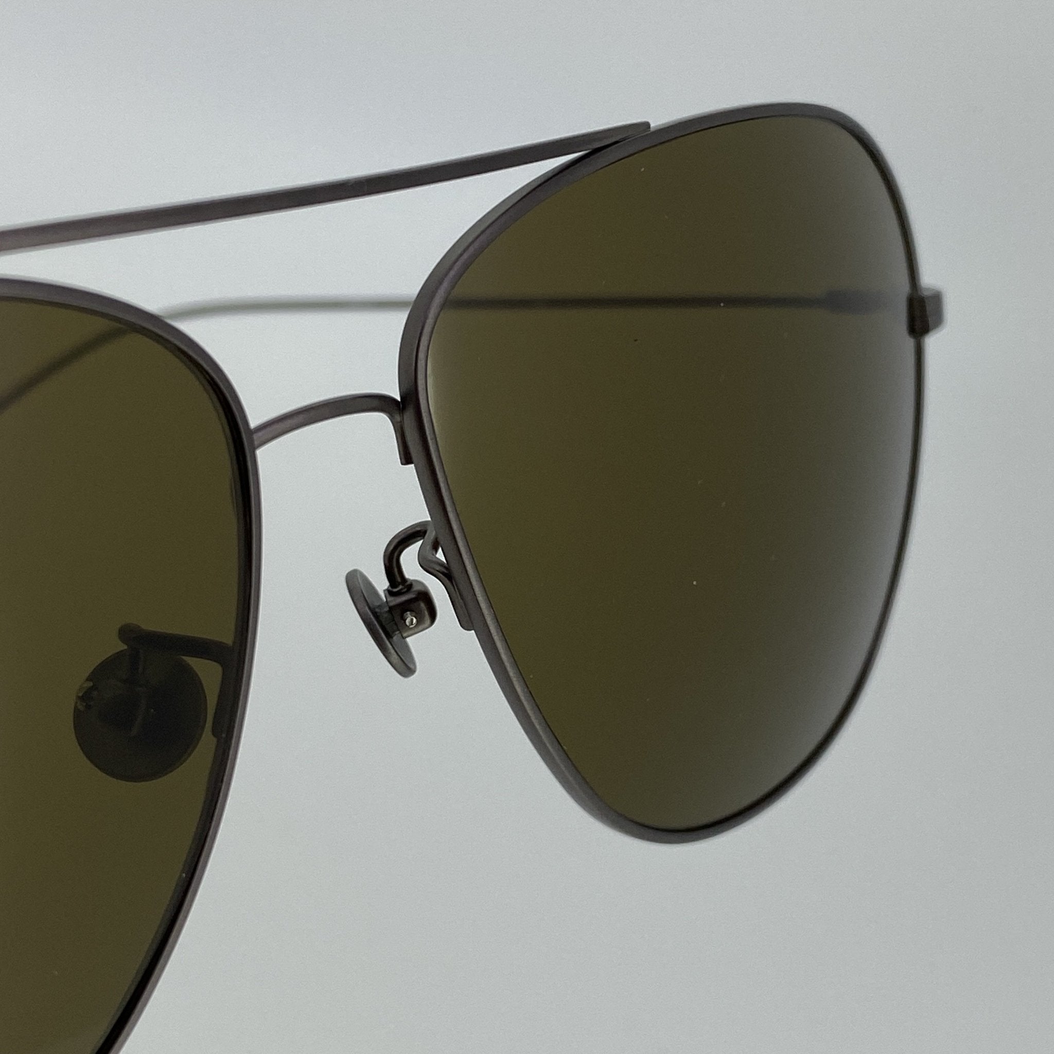 Ann Demeulemeester Men's Sunglasses Antique Silver and Brown