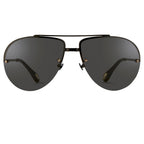 Ann Demeulemeester Men's Sunglasses Black and Grey