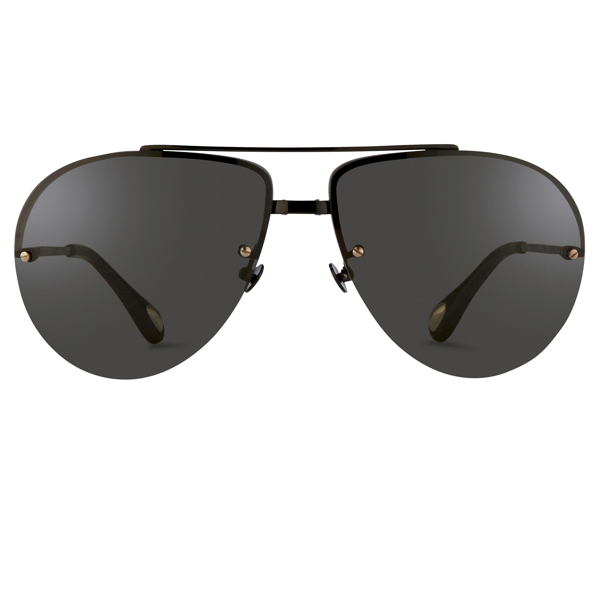 Ann Demeulemeester Men's Sunglasses Black and Grey