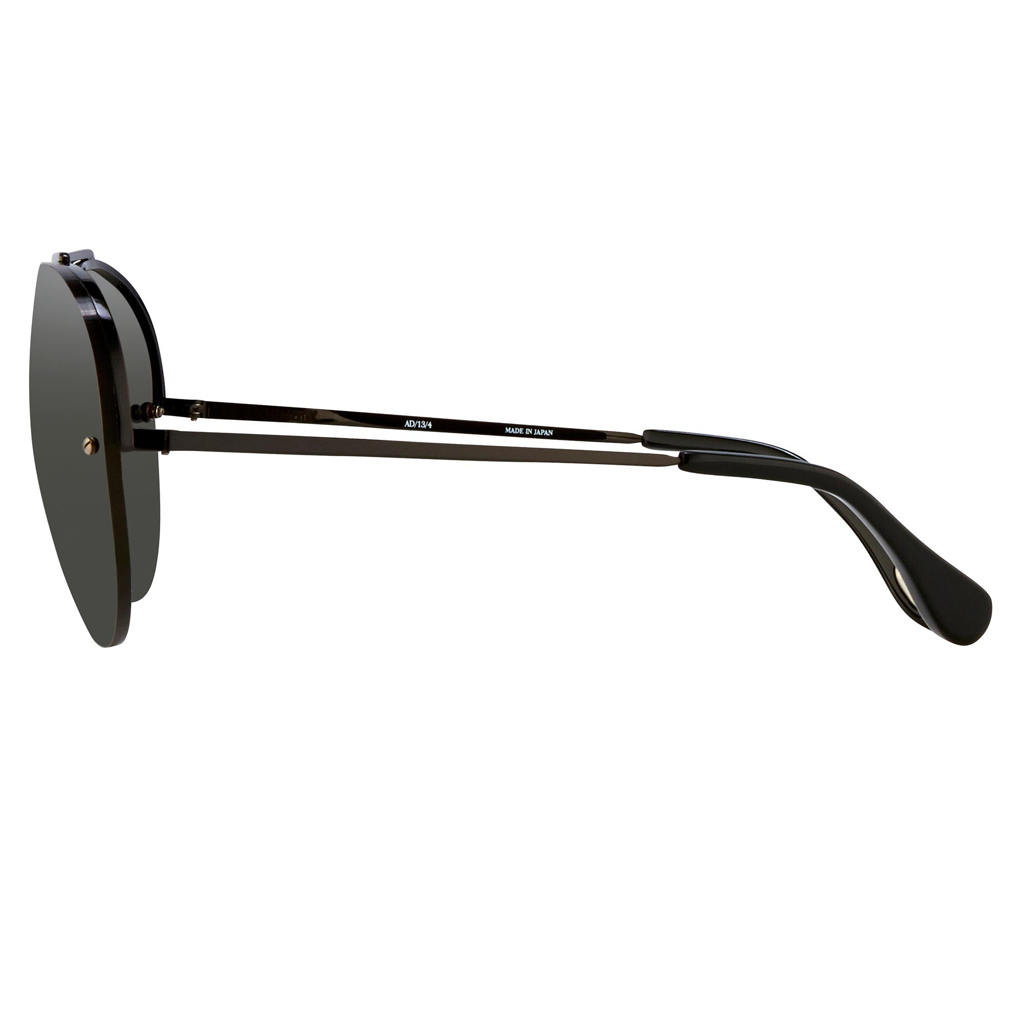 Ann Demeulemeester Men's Sunglasses Black and Grey