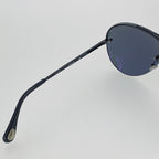 Ann Demeulemeester Men's Sunglasses Black and Grey