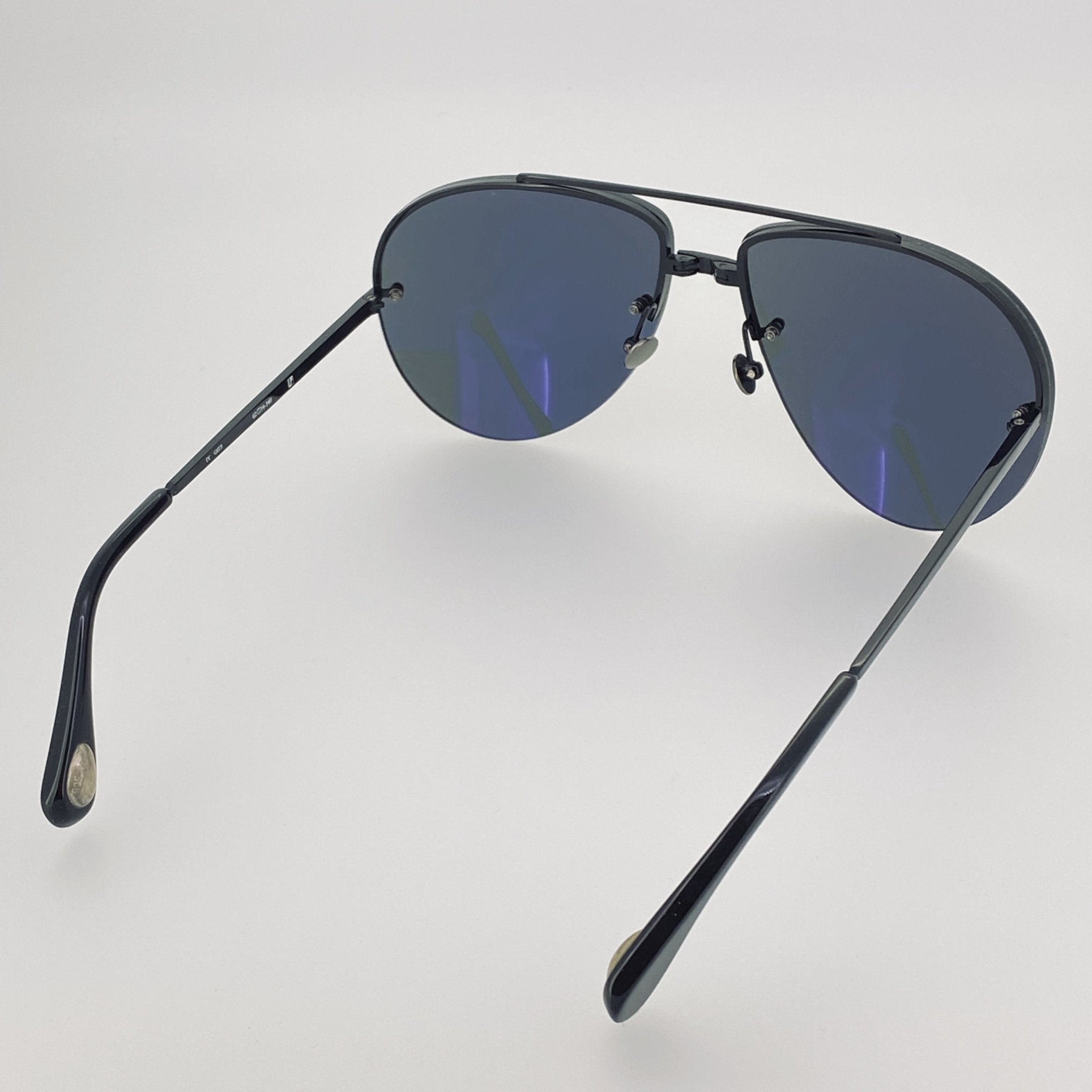 Ann Demeulemeester Men's Sunglasses Black and Grey