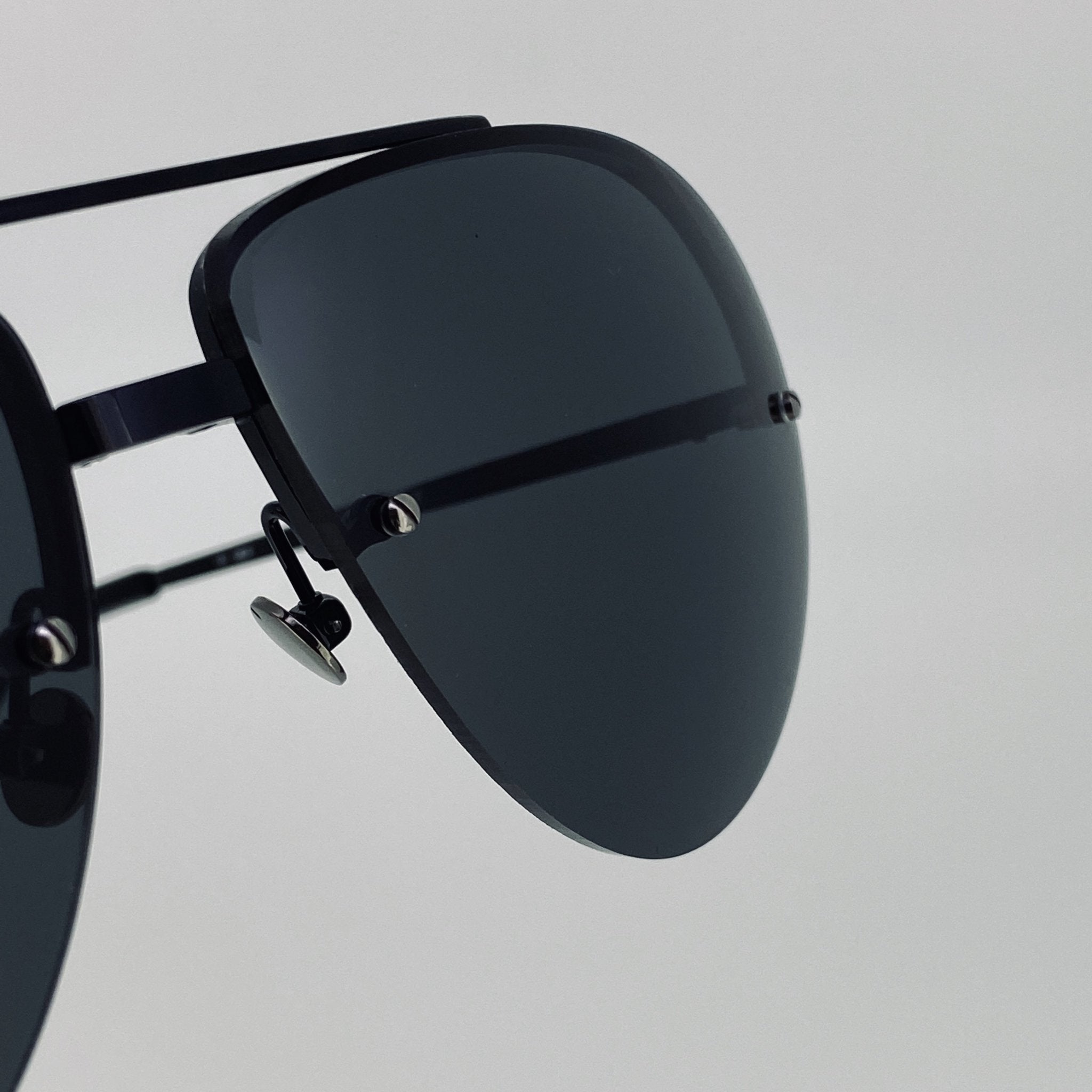 Ann Demeulemeester Men's Sunglasses Black and Grey