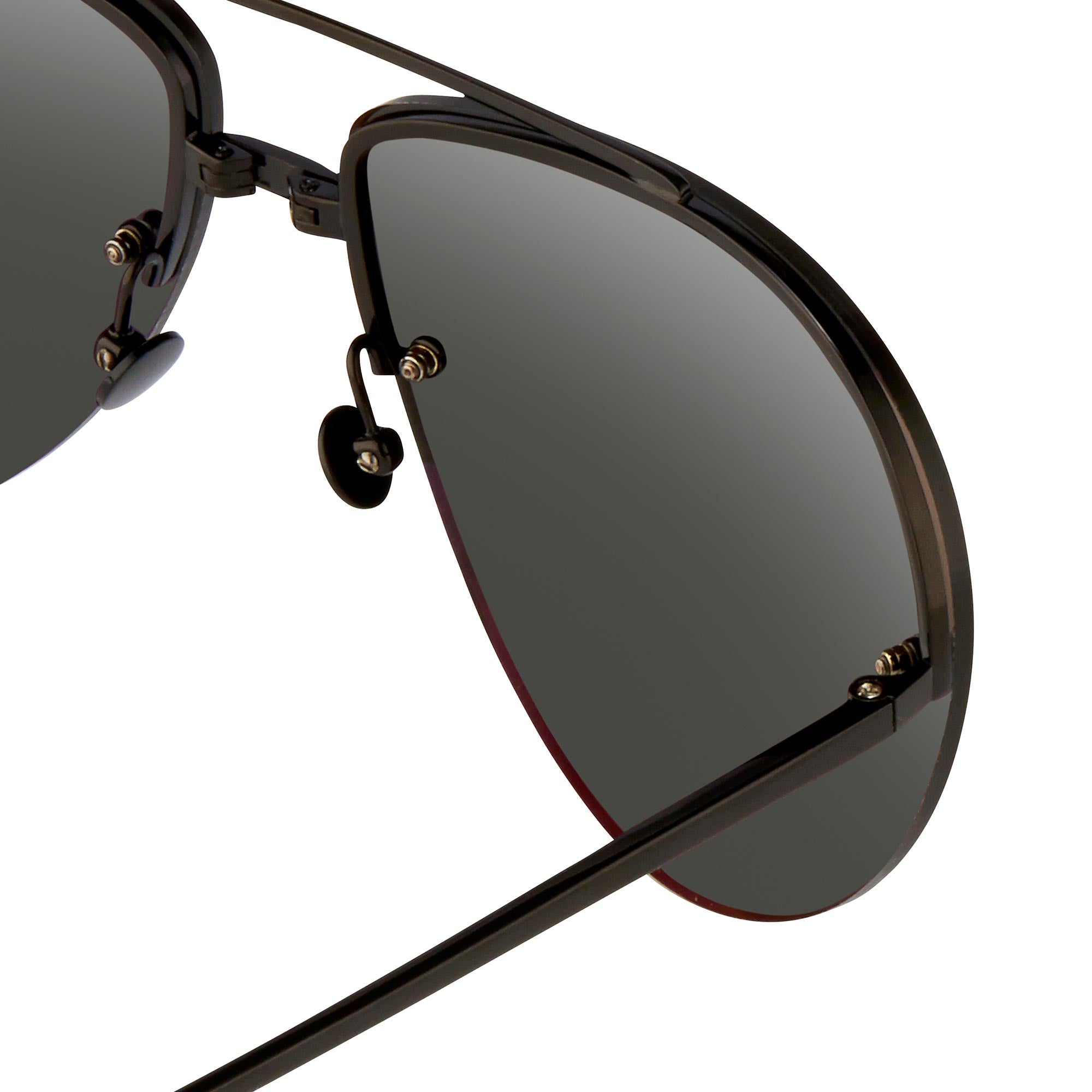 Ann Demeulemeester Men's Sunglasses Black and Grey