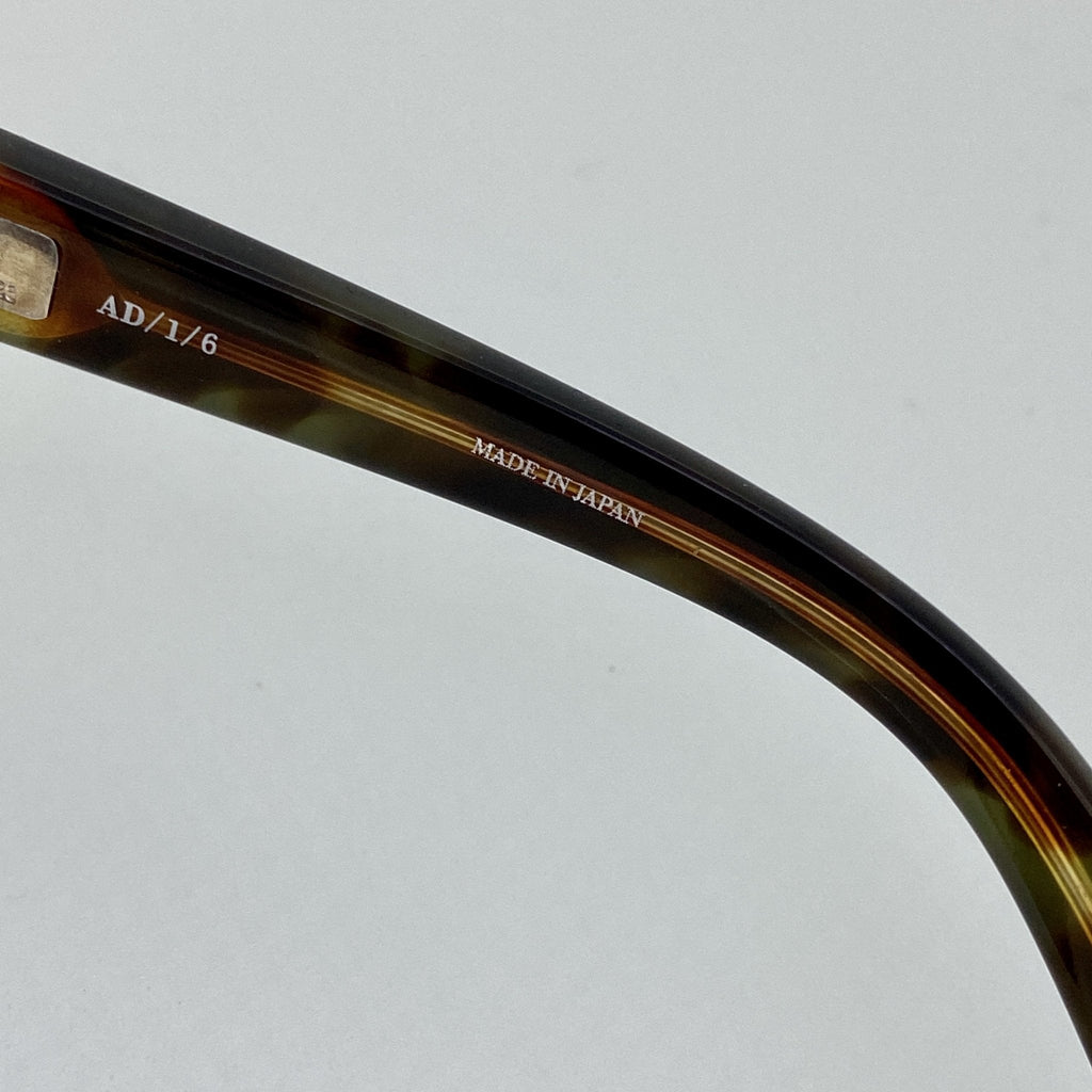 Ann Demeulemeester Sunglasses Flat Top Black and Brown Graduated