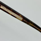Ann Demeulemeester Sunglasses Flat Top Black and Brown Graduated