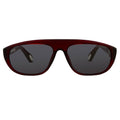 Ann Demeulemeester Men's Sunglasses Flat Top Red and Blue