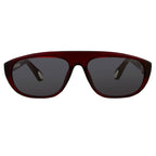 Ann Demeulemeester Men's Sunglasses Flat Top Red and Blue