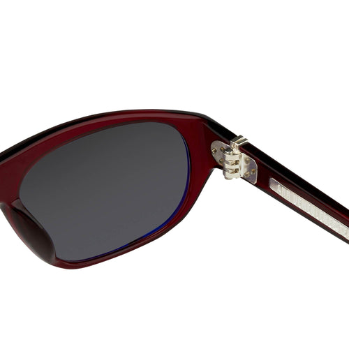 Ann Demeulemeester Men's Sunglasses Flat Top Red and Blue