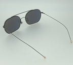 Ann Demeulemeester Sunglasses Round Gun Metal and Grey