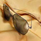 Ann Demeulemeester Sunglasses Round Gun Metal and Grey
