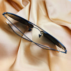 Ann Demeulemeester Sunglasses Round Gun Metal and Grey