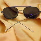 Ann Demeulemeester Sunglasses Round Gun Metal and Grey