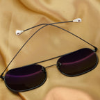 Ann Demeulemeester Sunglasses Round Gun Metal and Grey