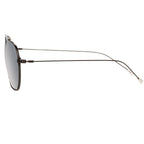 Ann Demeulemeester Sunglasses Round Gun Metal and Grey