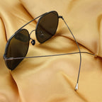 Ann Demeulemeester Sunglasses Round Gun Metal and Grey
