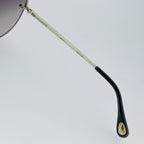 Ann Demeulemeester Men's Sunglasses White Gold and Gray