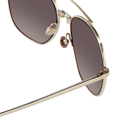 Ann Demeulemeester Men's Sunglasses Silver and Gray