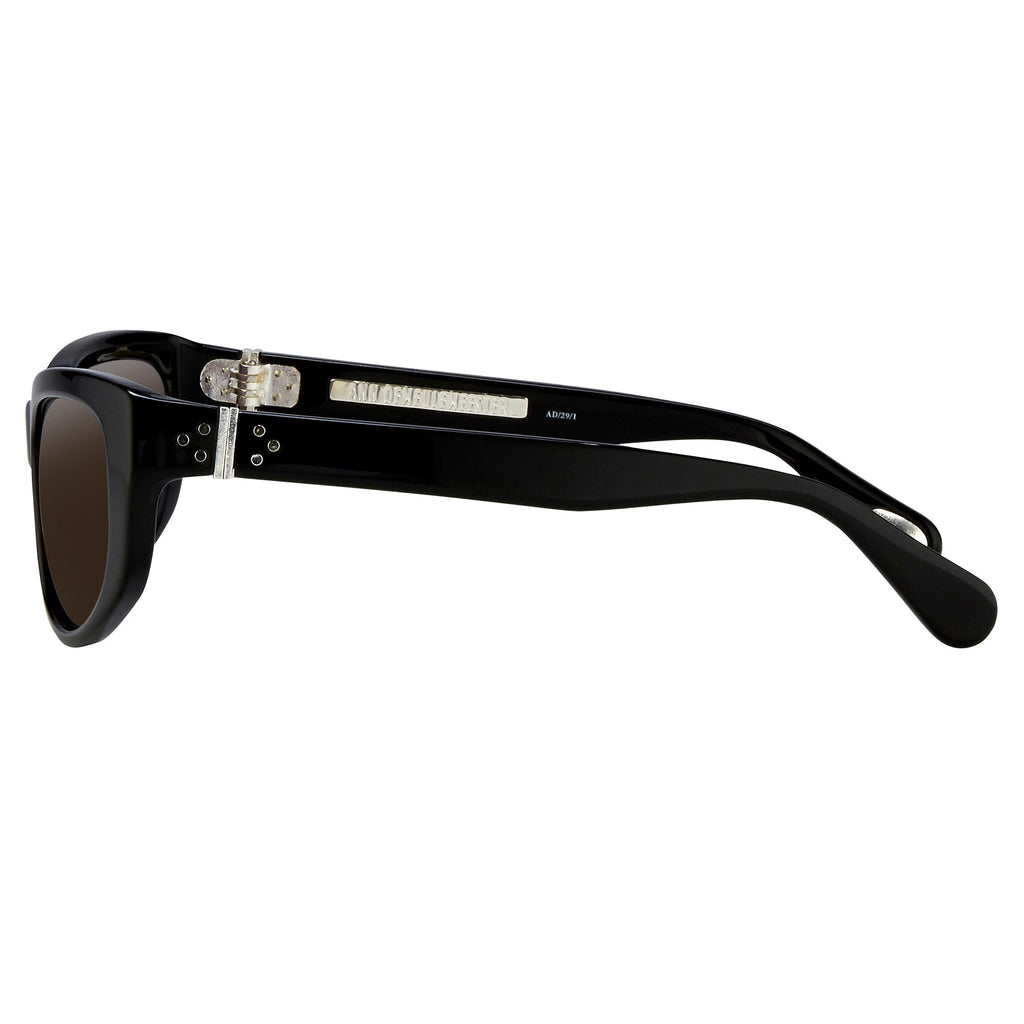 Ann Demeulemeester Sunglasses Cat Eye Black and Grey
