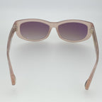 Ann Demeulemeester Sunglasses Cat Eye Blush Pink and Brown