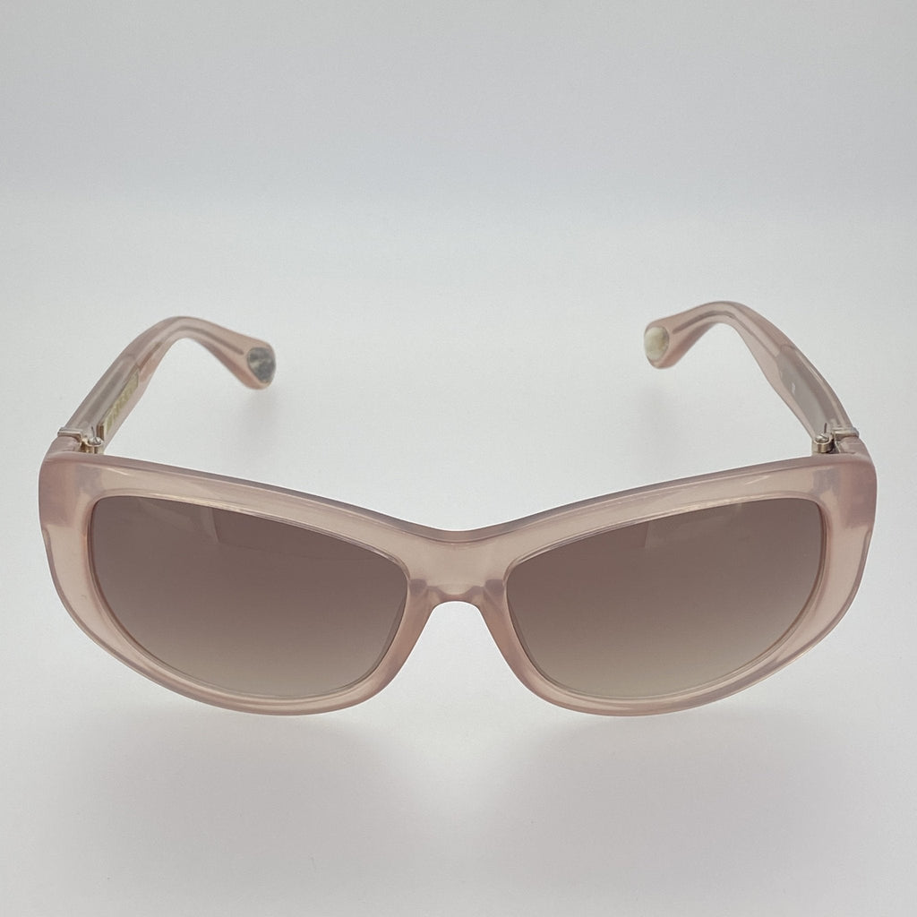 Ann Demeulemeester Sunglasses Cat Eye Blush Pink and Brown
