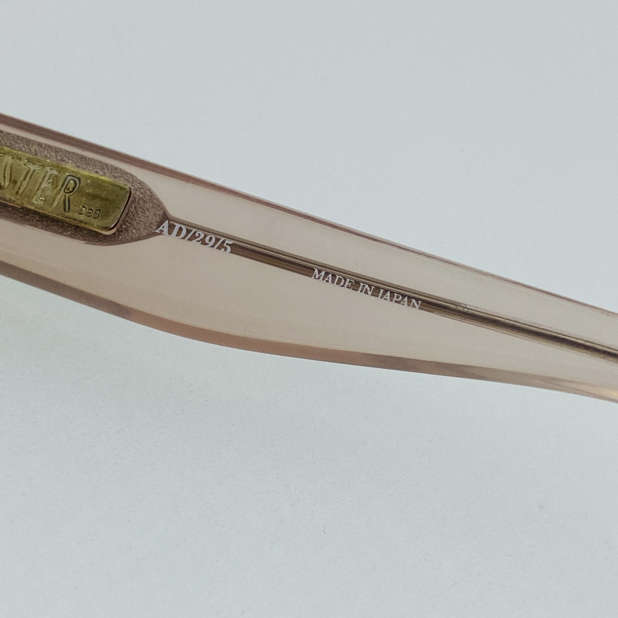 Ann Demeulemeester Sunglasses Cat Eye Blush Pink and Brown