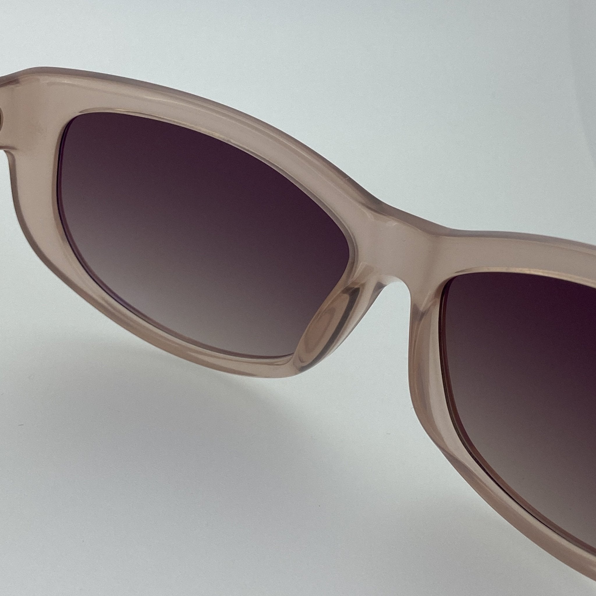Ann Demeulemeester Sunglasses Cat Eye Blush Pink and Brown