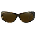 Ann Demeulemeester Ladies Sunglasses Cat Eye Tortoise Shell and Brown