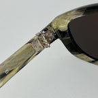 Ann Demeulemeester Ladies Sunglasses Cat Eye Tortoise Shell and Brown
