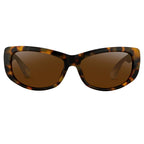 Ann Demeulemeester Ladies Sunglasses Cat Eye Tortoise Shell and Brown