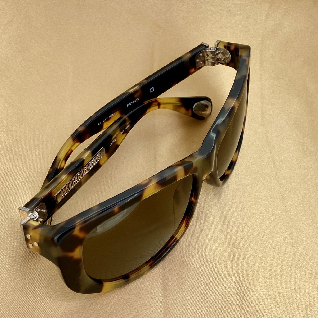 Ann Demeulemeester Ladies Sunglasses Cat Eye Tortoise Shell and Brown